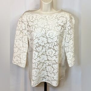 Valentino Heavy Lace Tunic